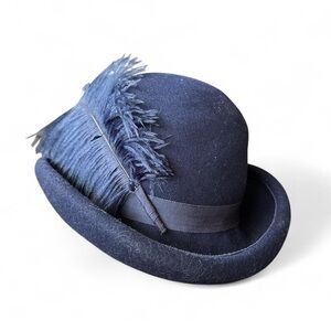 Doe Skin Black Wool Hat